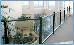 interior glass railings